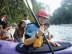 Kayaking on the Slocan River